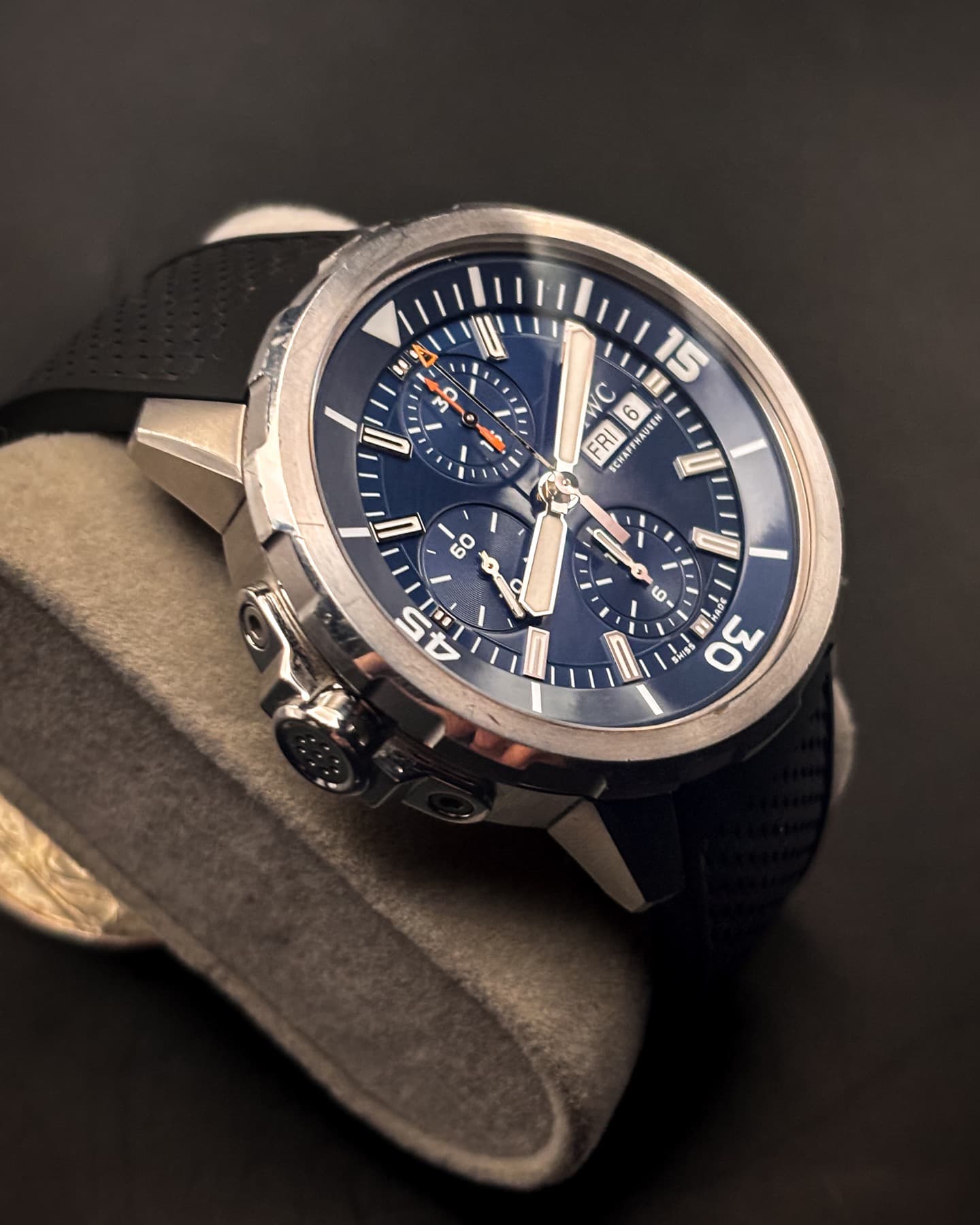 IWC Pilot Chronograph detail 4