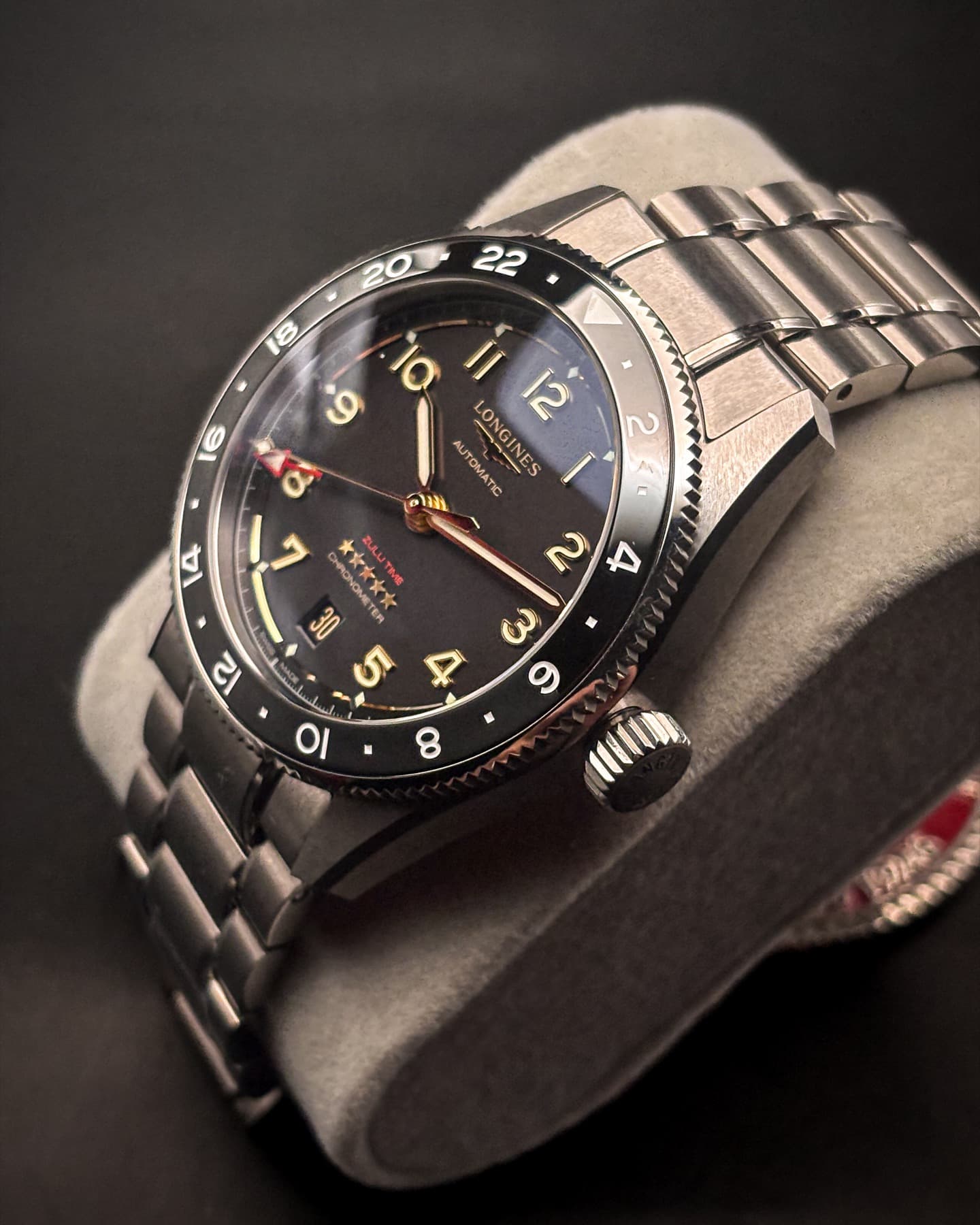 Longines Spirit Zulu Time detail 2