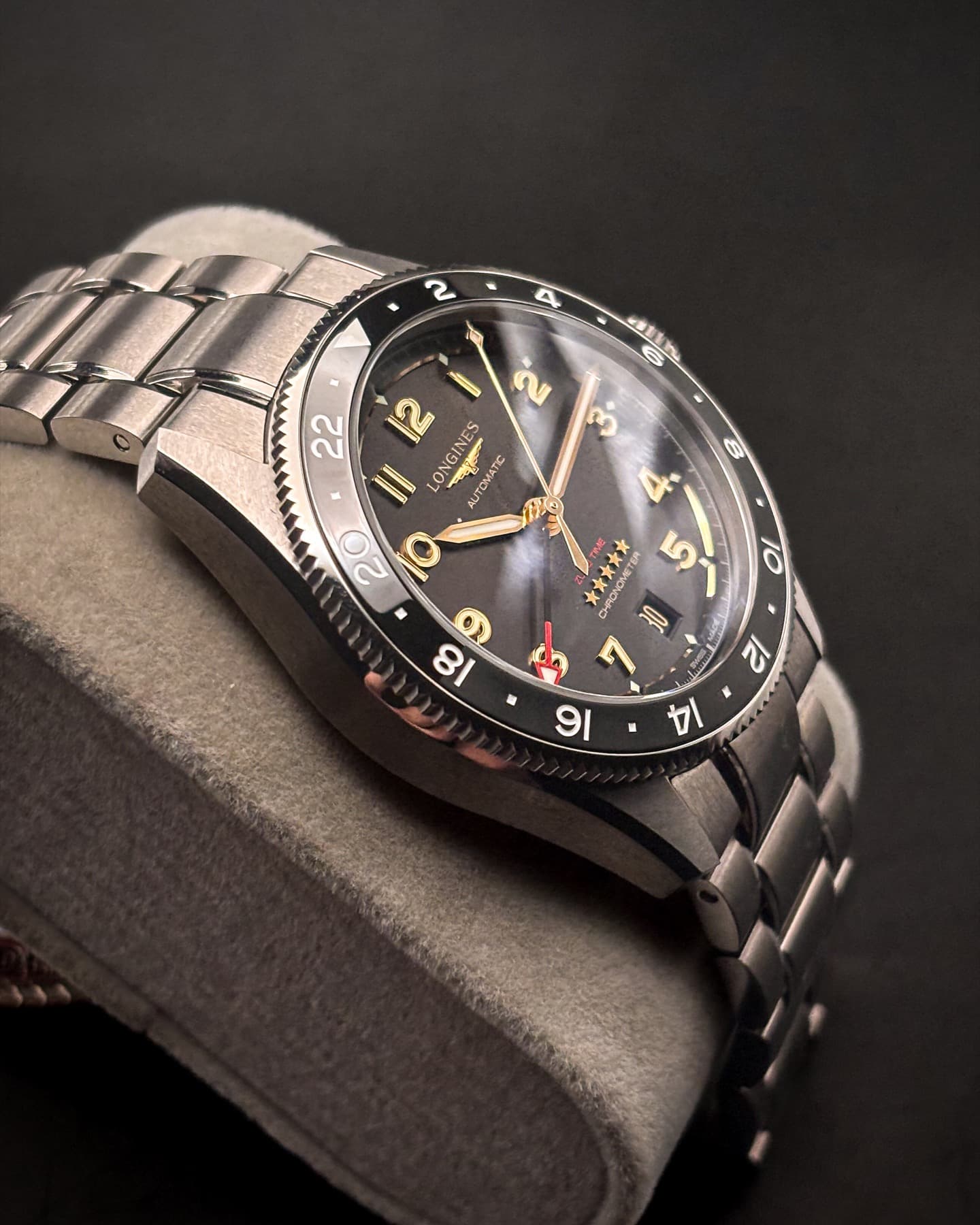 Longines Spirit Zulu Time detail 3