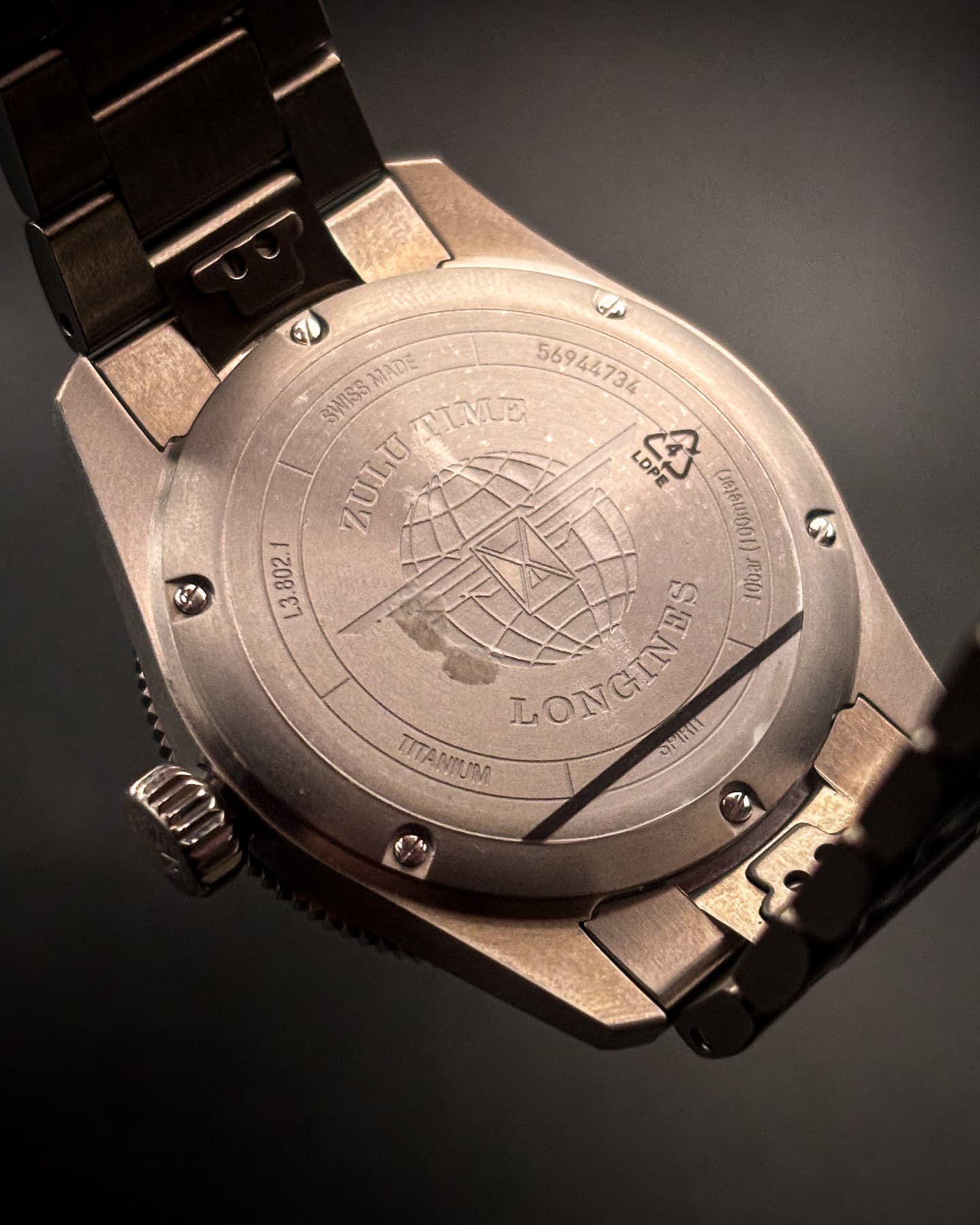 Longines Spirit Zulu Time detail 5