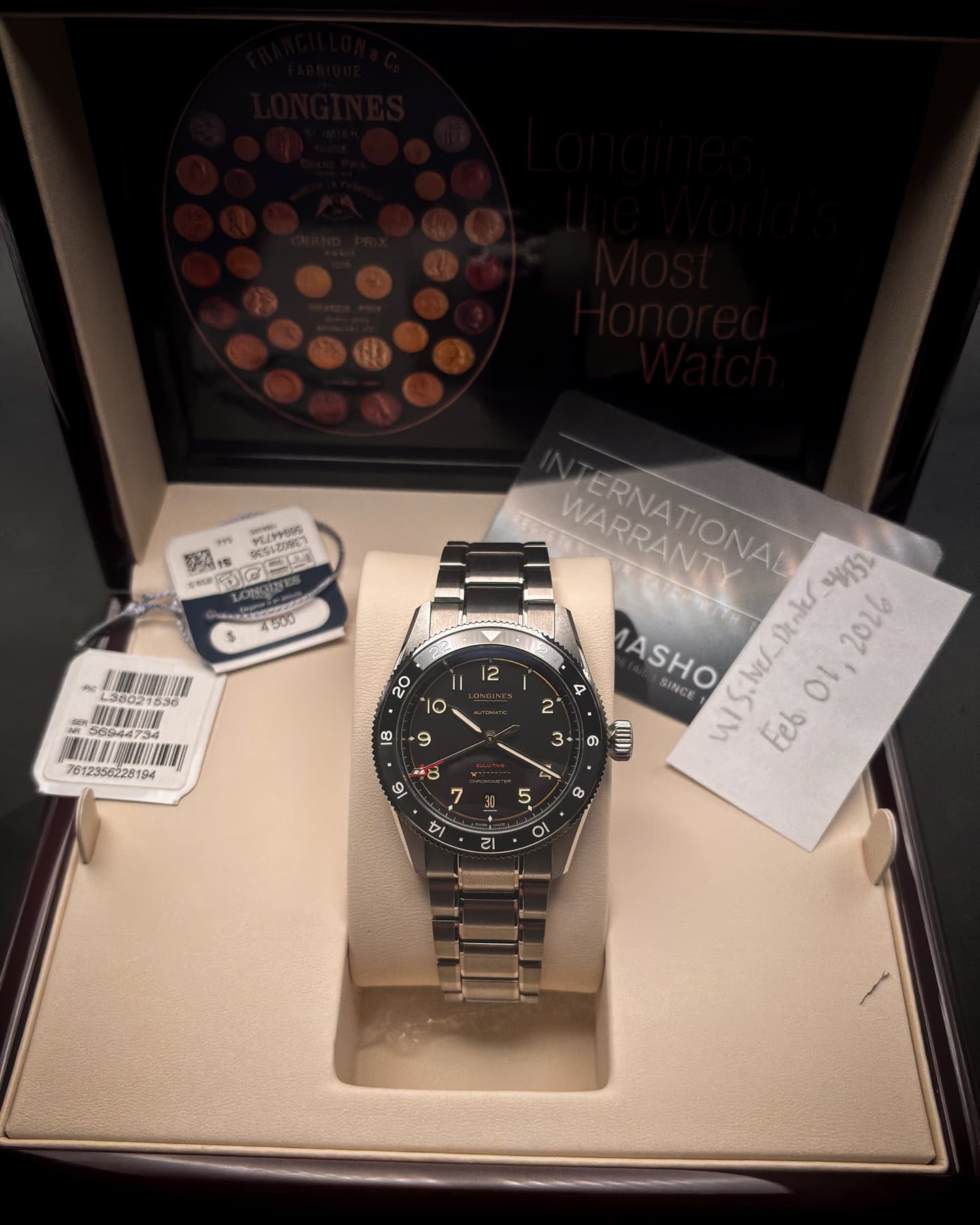 Longines Spirit Zulu Time detail 6