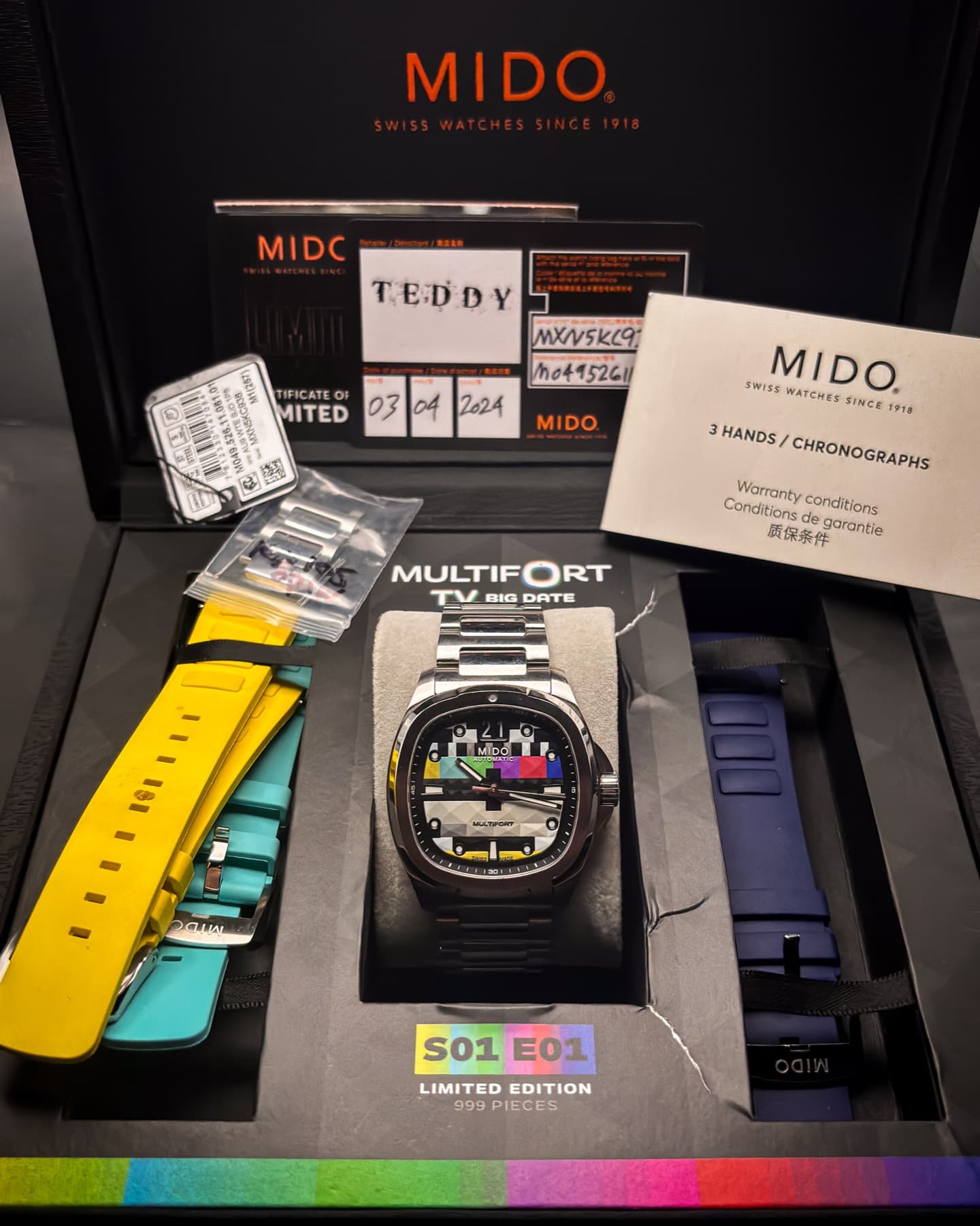 Mido Multifort TV Big Date detail 5