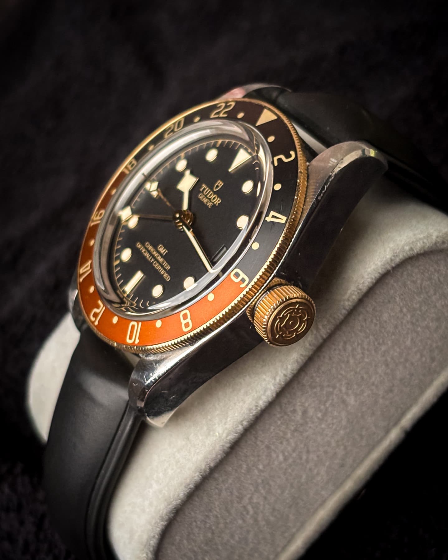 Tudor Black Bay GMT S&G Root Beer detail 2