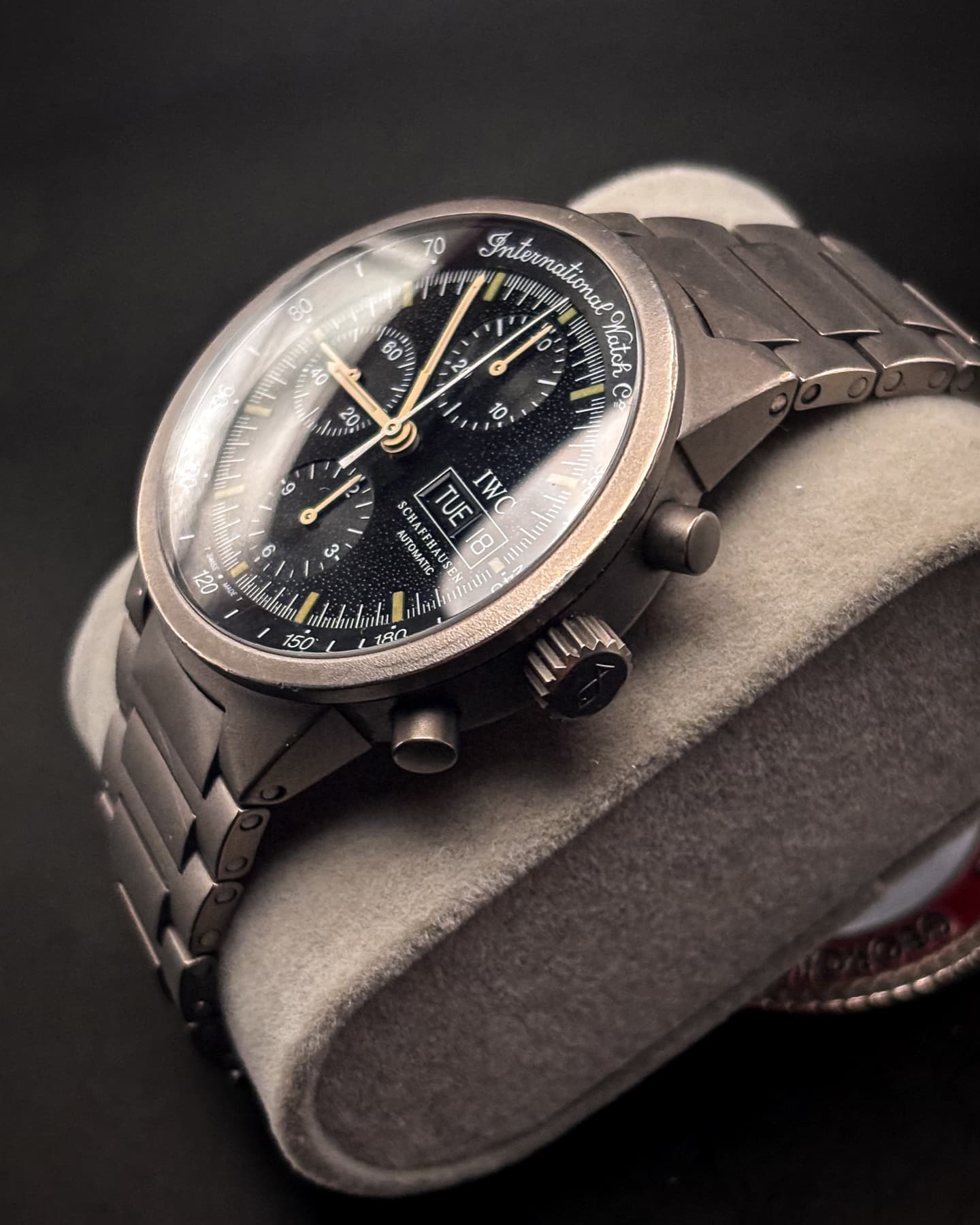 IWC Portugieser Chronograph detail 2