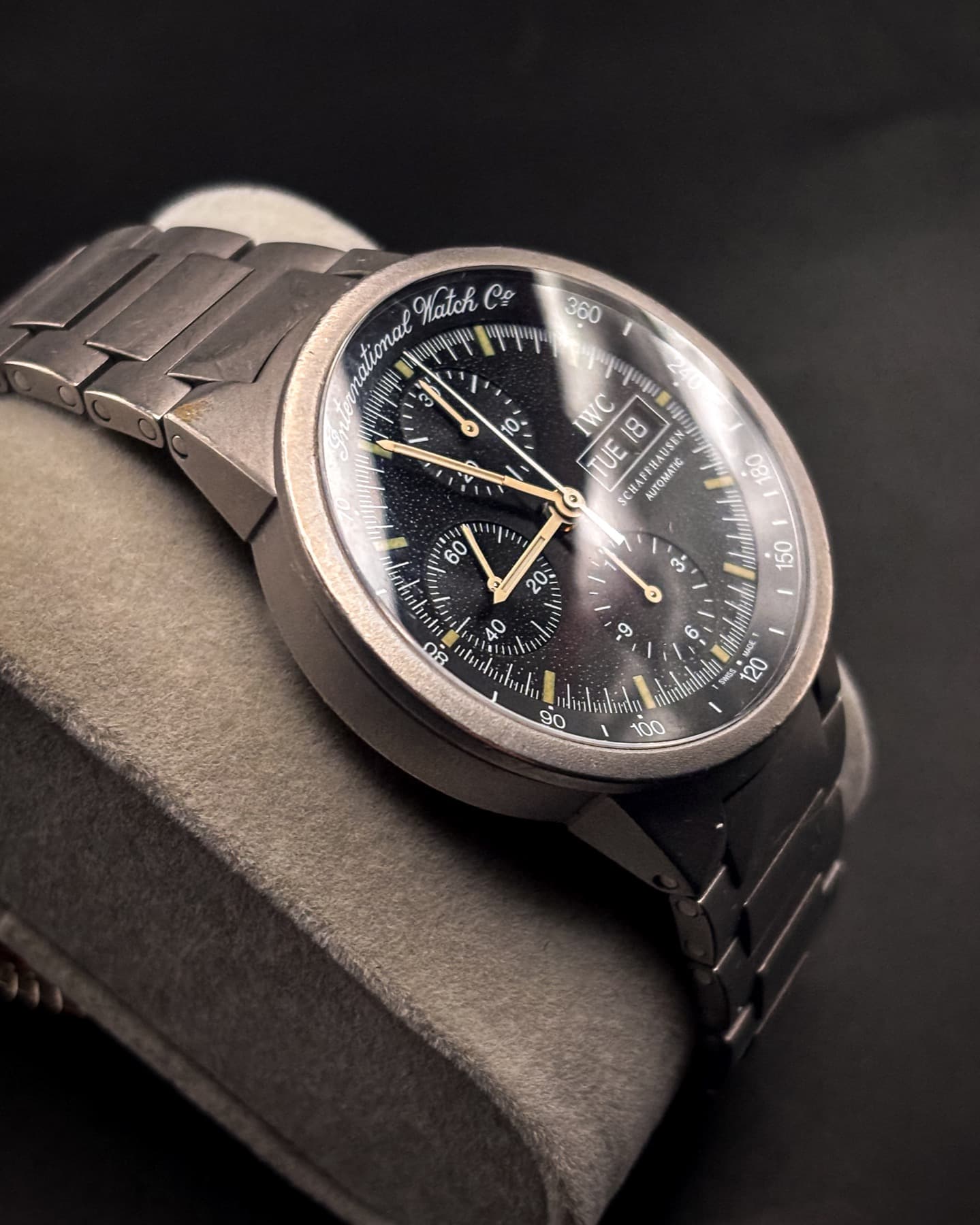 IWC Portugieser Chronograph detail 3